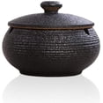 thumbnail image 1 of Retro Ashtray Ceramics Ashtray with Lid Creative Outdoor ashtrays, 1 of 4