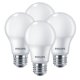 thumbnail image 1 of Bombilla PHILIPS A19 LED Regulable Efecto Cálido Paquete de 4, 1 of 1