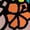 LIGHT PINK, variant on - Tropical Flowers and Turtle - Youth Girls Boxy T-Shirt