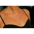 thumbnail image 3 of KoolJewelry 14k Yellow Gold Diamond Shaped Geometric Choker Necklace for Women (adjusts to 15 or 16 inch), 3 of 6