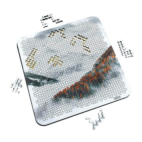 Mind Bending Puzzle - Mountainside Snowclouds
