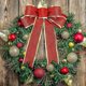 thumbnail image 3 of 10 Piezas De Lazos De Cinta Con Purpurina Para Árbol De Navidad, Adornos Colgantes Para Árboles De Navidad Para Decoraciones Navideñas, 10 Por 8 Pulgadas, 3 of 5