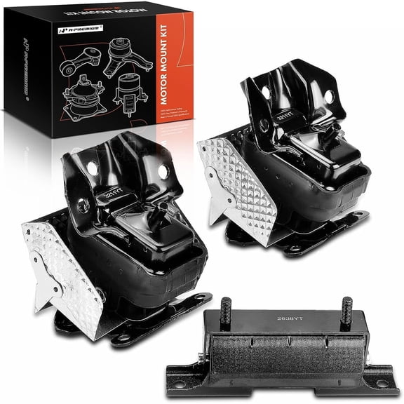 A-Premium 3PCS Engine Motor Transmission Mount Set Compatible with Chevrolet Silverado 1500 Tahoe Suburban 2500 Avalanche & GMC Sierra 1500 Yukon & Cadillac Escalade ESV, Replace# 15837373 25814766