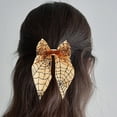 thumbnail image 4 of Halloween Hair Bow Clips Cute Spider Web Printed Hairbands with Bows Hair Accessories Infant Hair Clips Party Bowknot Hairpins Barrette for Baby Girl Toddler Hair Styling, 4 of 6