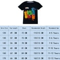 thumbnail image 2 of Boys Girls Number Block Anime Cartoon Graphics Printed Casual Sport T-Shirts Summer Short Sleeve Crewneck Breathable Shirt Soft Active Tops Theme Party Tees Cotton Novelty Clothes Kids Gift 4-13, 2 of 2