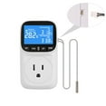thumbnail image 6 of Digital Temperature Controller Socket Outlet Thermostat with Timer-Sensor Probe Heating Cooling Switch Backlight US Plug, 6 of 6