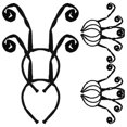 thumbnail image 1 of KALLORY 8Pcs Ant Tentacles Hair Band Black Costume Accessory for  Party, 1 of 8