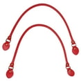 thumbnail image 2 of 2 piezas de asas de cuero para bolso, correa para bolso, accesorios para reparación de bricolaje rojo, 2 of 8
