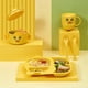 thumbnail image 2 of 5-piece children's tableware set, small plates and bowls yellow 5, 2 of 5