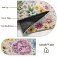 thumbnail image 6 of Sunflower Vintage Area Rugs 2.7'x5', Small Throw Rugs for Kitchen Bedroom, Colorful Flowers Summer Botanical Retro Art Indoor Outdoor Rug Non-Slip Low Pile Carpet Runner Reversible Floor Mats, 6 of 8