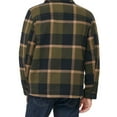 thumbnail image 3 of Men's Levi's® Quilted-Lined Shirt Jacket Color: Green Ombre Plaid Size: XL, 3 of 4