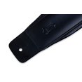 thumbnail image 3 of Levy's 2.5" Foam Padded Leather Guitar Strap, Black, 3 of 6
