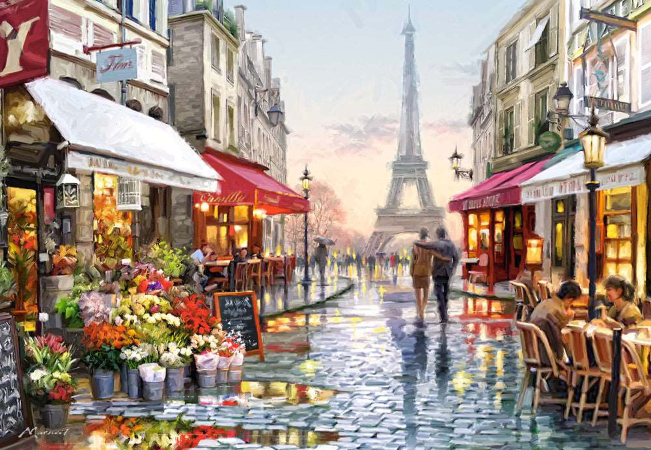 Bridge Toys - Castorland, 1500 Piece Jigsaw Puzzle, Flower Shop