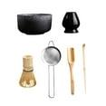 thumbnail image 1 of Batidor De Bambú De 6 Piezas Y Soporte Para Batidor De Cuchara Para Bebidas Amigos Amantes Del Té D Sunnimix batidor de matcha, 1 of 8