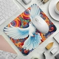 thumbnail image 2 of Peace Dove Printed Square Mousepad Desk Pad Desk Mat, 8.3x9.8 Inch, Non-Slip Rubber Bottom, Suitable for Office and Gaming, 2 of 6