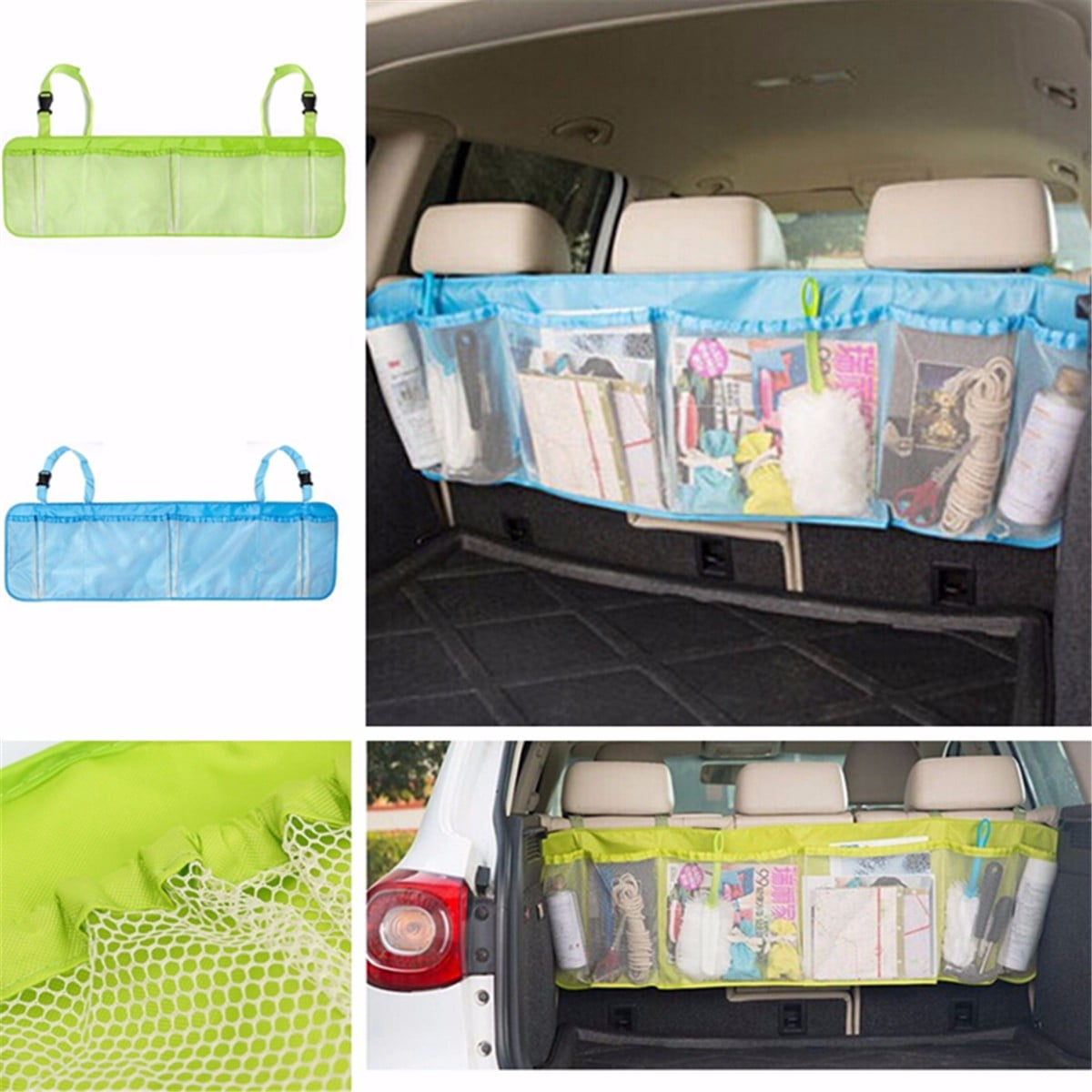 Car Back Seat Tidy Auto Travel MultiPocket Holder Travel Storage Bag