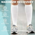 thumbnail image 3 of Compression Socks for Women and Men 3 Pairs 20-30 mmHg Knee High Christmas Compression Stockings Circulation Best for Running Athletic Nurses, 3 of 5