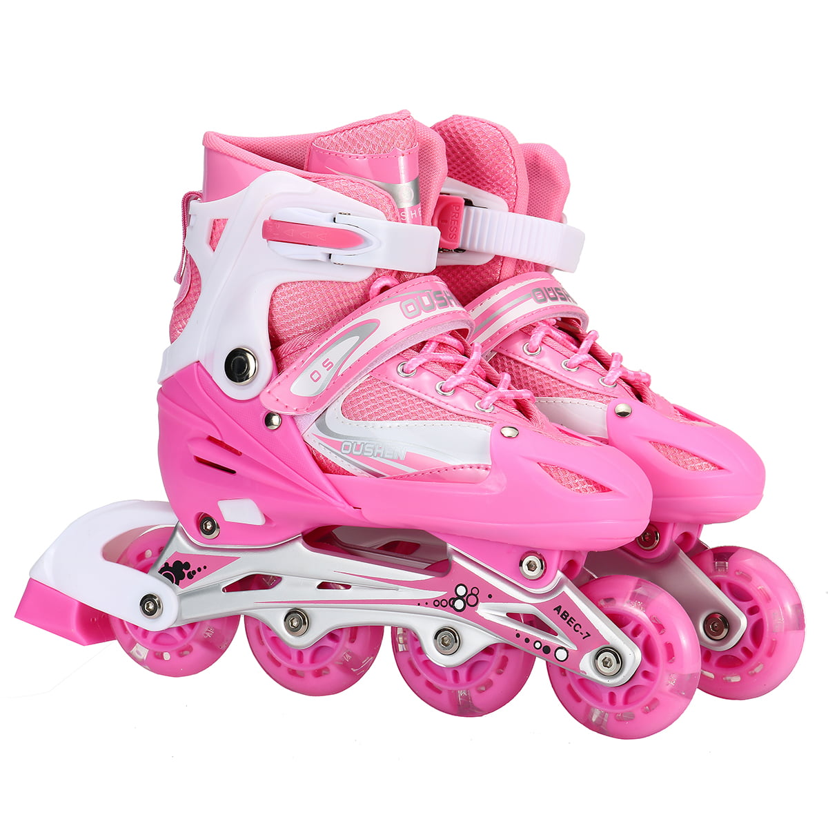 Details about   CAROMA Adjustable Inline Skates Roller Blades|Unisex Adult/Kid Breathable Flash* 