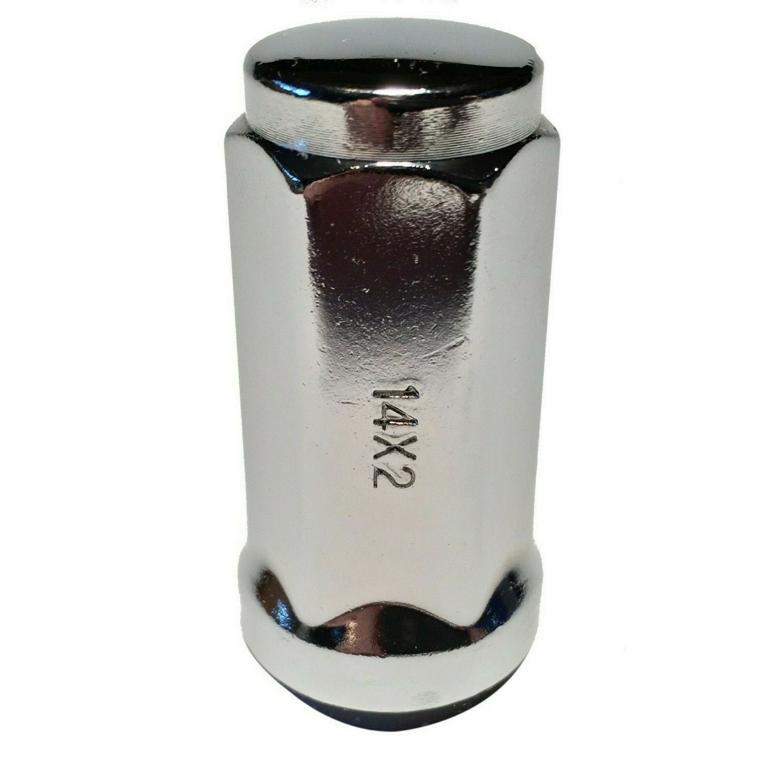 Coyote 24 Chrome 14x2 Lug Nuts 1.9" Long Bulge Acorn with 3/4" Hex Ford Expedition F150