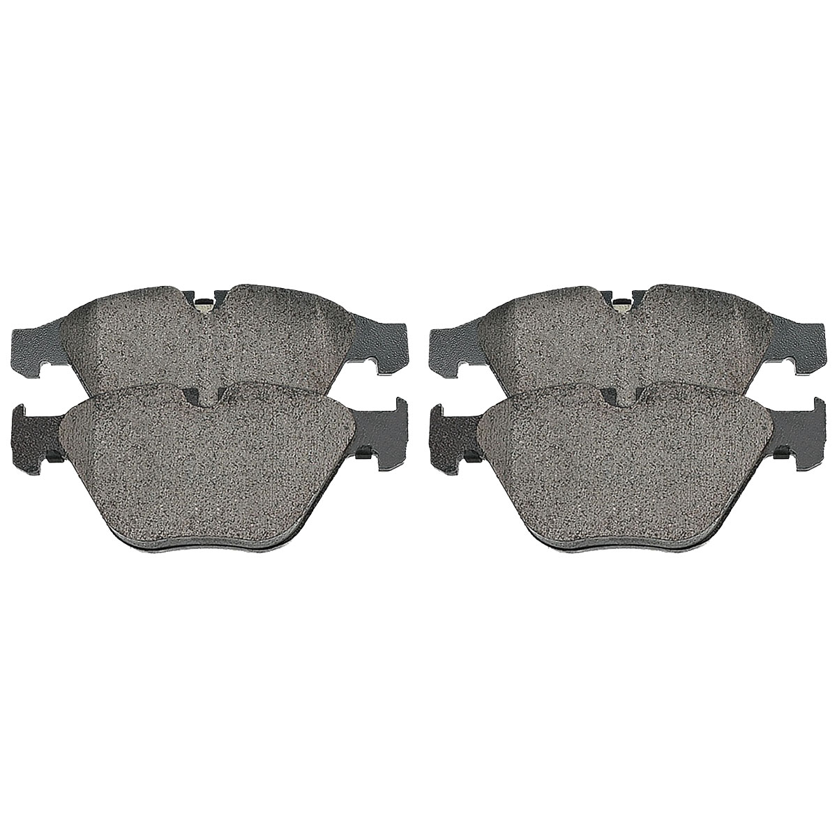 Bison Performance Coated Vented 296mm Disc Rotors and Akebono ProACT Ceramic Slotted Pad Set with Hardware Front Brake Kit For Nissan Rogue 並行輸入品