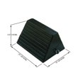 thumbnail image 2 of Buyers Cale de Roue WC1086 Noir; Caoutchouc; Simple; Hauteur 6 Pouces; avec Il de Chaîne, 2 of 3