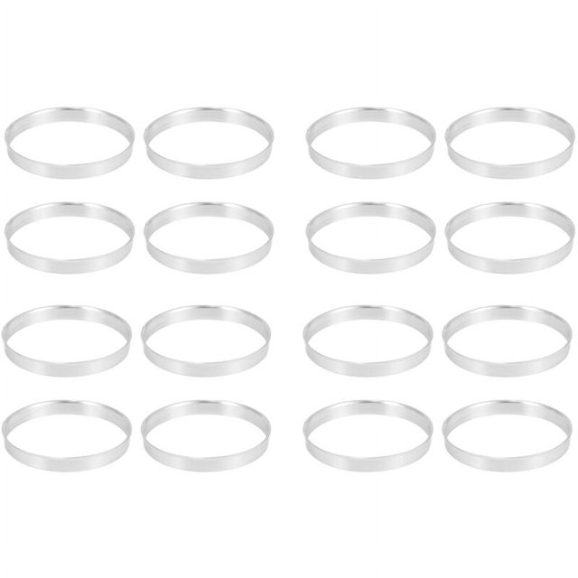 16 x Espaciadores de rueda de anillo de cubo de aluminio universales 74,1 mm O/D 72,6 mm I