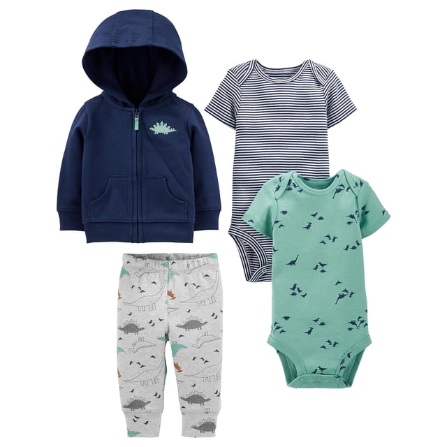 Set de ropa Simple Joys de Carter's Boys, 4 piezas, 12 meses