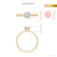 thumbnail image 5 of ANGARA Natural 0.75 Ct. Diamond Solitaire Engagement Ring in 14K Yellow Gold for Women (Ring Size: 12), 5 of 10