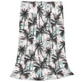 thumbnail image 2 of Fotbe Hawaii Palms Manta de Franela Acolchonada con Estampado, Súper Suave y Esponjosa, Extra Grande para Sofá, Cama, Uso Todo el Año-80"x60", 2 of 7