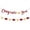 Red-Congrats Grad, variant on 2026 Graduation Banner Garland Decorations, Black Glitter Class of 2026 Hanging Banner with Graduation Cap Design, Pre-Assembled Party Supplies for School, Home, Car, Photo Backdrop