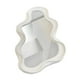 thumbnail image 4 of Espejo de mesa con borde irregular, decorativo para decoración del hogar, espejo de tocador artístico, montaje en pared para habitación de niñas, Blanco, 4 of 8