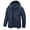 Dark Blue, variant on GEO-THERM Mens Lightweight Puffer Jacket with Hood Warm Quilted Winter Jacket Casual Thermal Insulated Coat for Ski Travel