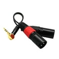 thumbnail image 2 of Cable de sonido XLR a 3.5 mm Perfecl Desbalanceado 20cm, 2 of 8