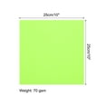 thumbnail image 2 of Uxcell Origami Paper Double Sided for Art Craft Project Beginner 100 Sheets Fluorescent Green 10x10 inch, 2 of 5