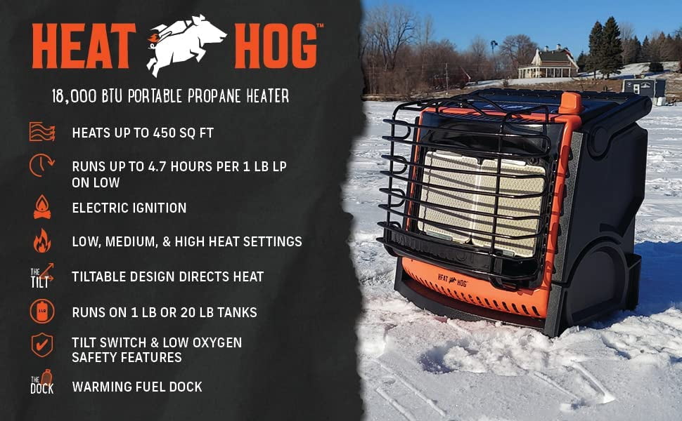 Heat Hog 18000 BTU Heat Hog LP Portable Heater 