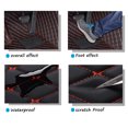 thumbnail image 2 of Tuqiang Universal Fit PU Leather Car Floor Mats Left Drive Floor Liner Automobile Rugs Cover Front And Rear Row Fit Suspension Pedal Model 5pcs Black and Red, 2 of 8