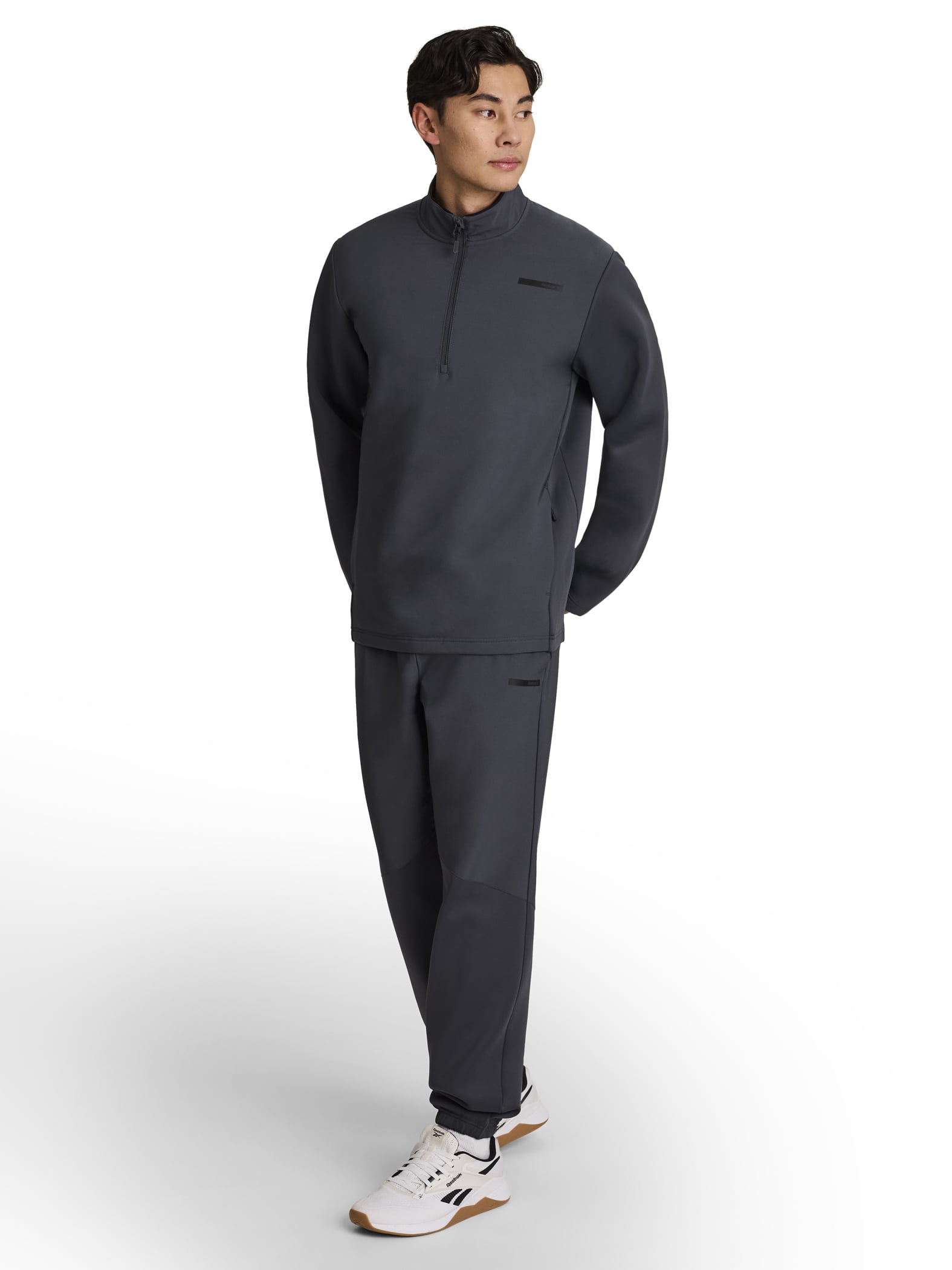 Reebok Men's and Big Men's Commuter Hybrid Quarter Zip, Sizes S-3XL