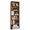 Brown, variant on BREEZEHEAT Bookshelves Floor Standing 6 Tier 70in Tall 21.85in wide for Home Office, Black