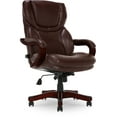 thumbnail image 4 of Serta Conway Big & Tall Office Chair, Ergonomic Adjustable Lumbar, Semi Plush Cushion, Body Pillows, Brown, 4 of 11