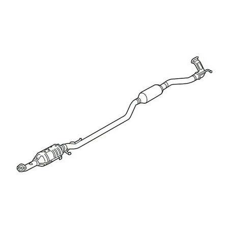 Genuine OE Mitsubishi Intermediate Pipe - 1570B236 Fits select: 2013-2015 MITSUBISHI OUTLANDER SPORT ES, 2011-2012 MITSUBISHI OUTLANDER SPORT