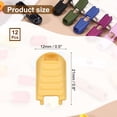 thumbnail image 2 of Uxcell Zipper Pull Cord Lock, Plastic Shoe Lace End Clips for Various Uses Beige, 2 of 7