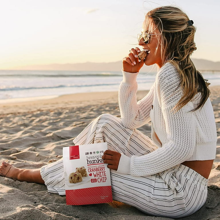 E & C's Snacks Heavenly Hunks, Gluten-Free Vegan White Chocolate