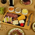 thumbnail image 2 of Picnic at Ascot Organic Bamboo 'Waterbury' Cheese Board, 2 of 7