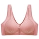 thumbnail image 3 of Gibobby Brasieres Deportivos Para Mujer Sujetador deportivo de compresión con botón frontal para mujer, sujetadores con cierre frontal para mujer(Beige,44), 3 of 5
