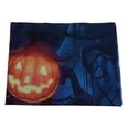 thumbnail image 5 of Telón de fondo de Halloween Cementerio de miedo Calabaza Linterna Amonsee, 5 of 5