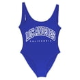 thumbnail image 5 of MDUKONU Women's Modest Full Coverage Swimsuit Floral One Piece Blue M, 5 of 5