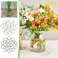 thumbnail image 2 of YMARPT Stainless Steel Wire Flower Arranging Tool, Stainless Steel Flower Arrangement Holder, Reusable Floral Grid Holder, Floral Arrangement Supplies for Plant Fixation, 2 of 5
