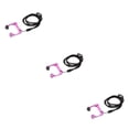 thumbnail image 1 of Transemion Pince-Nez Protecteur Nasal Équipement de Protection Douceur Taille Compacte Léger Imperméable Cordon Fournitures de Natation Rose Rouge 3ensemble, 1 of 1