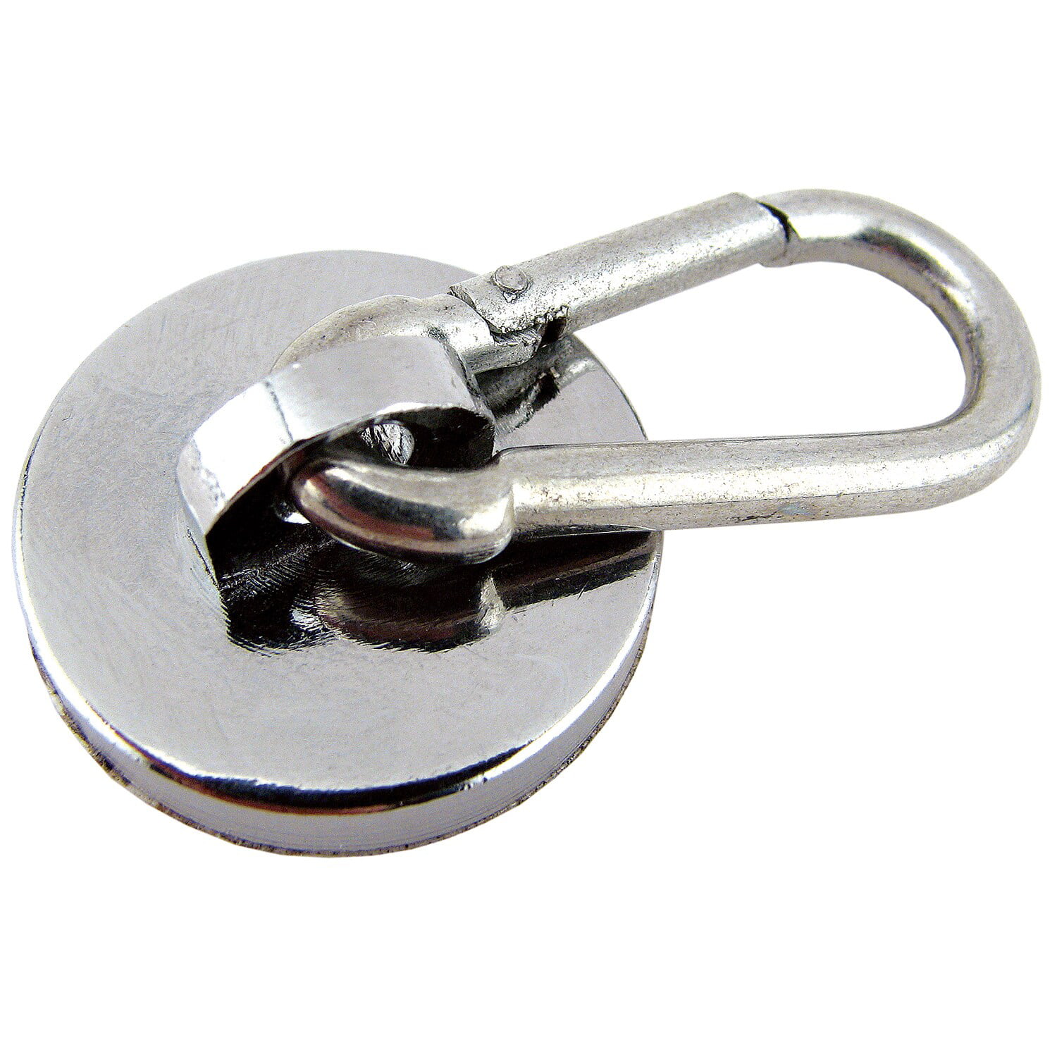 Strong Neodymium Magnet Holds Neoprene Magnet/Carabineer Hook 