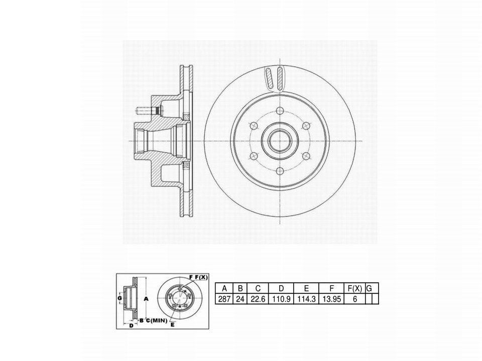 Winstop Brake Kits, Front WSK220, Dodge Dakota 1996-1993